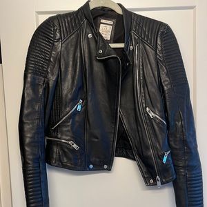 Zara Leather Jacket - sz small